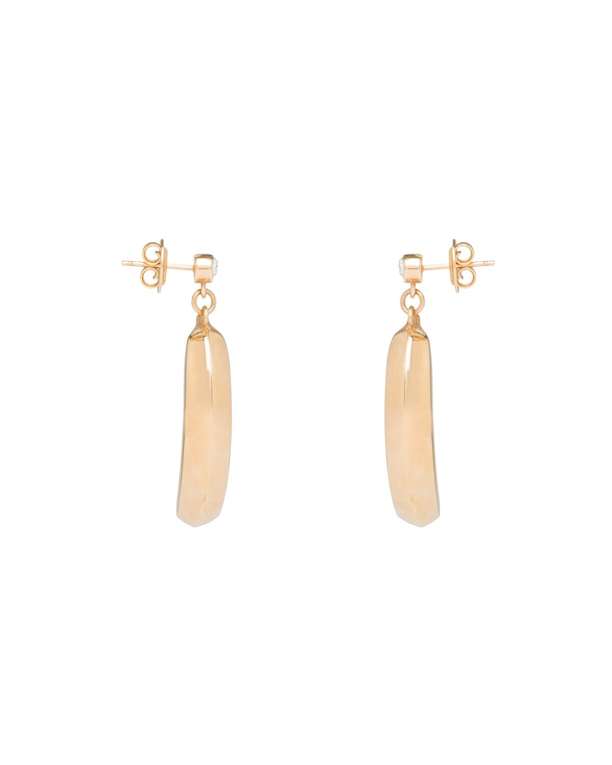 Prada Fine Jewellery gold and diamond earrings - 3