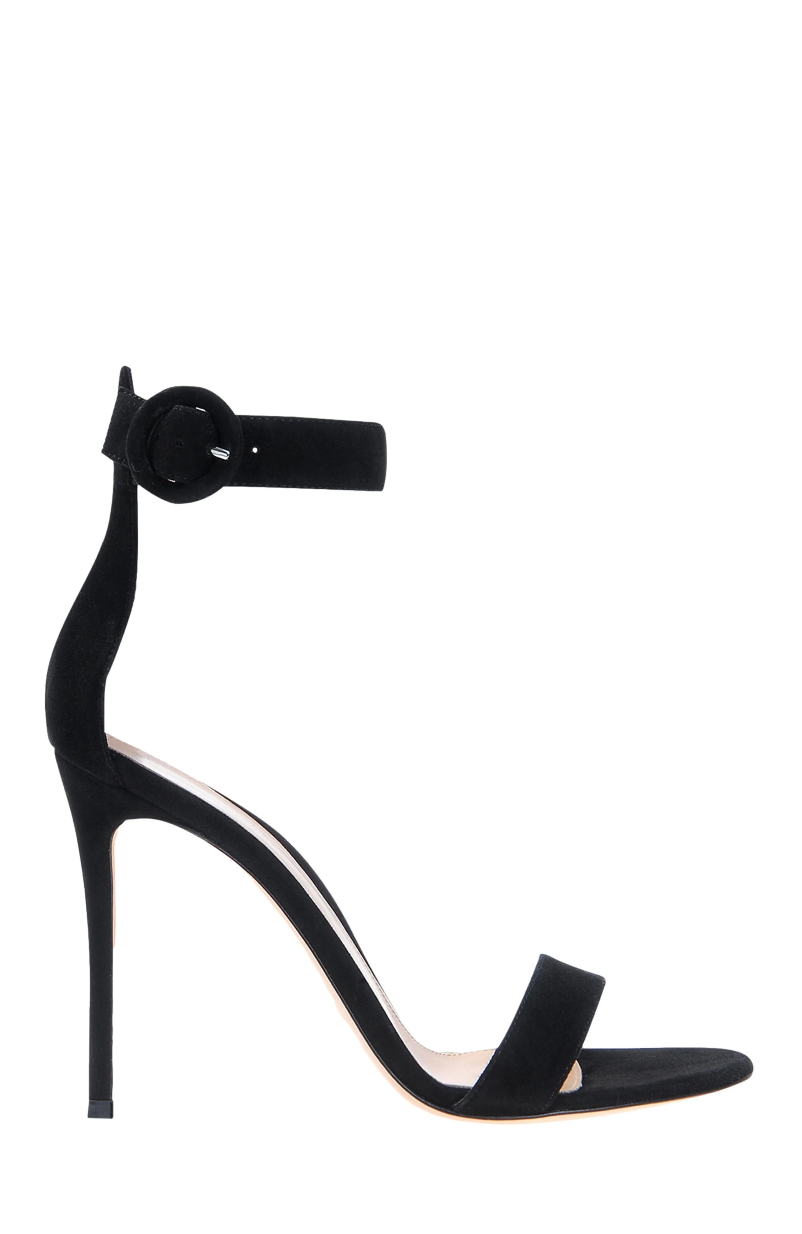 Gianvito Rossi Portofino 105 Sandals in Black Suede at Nordstrom - 1