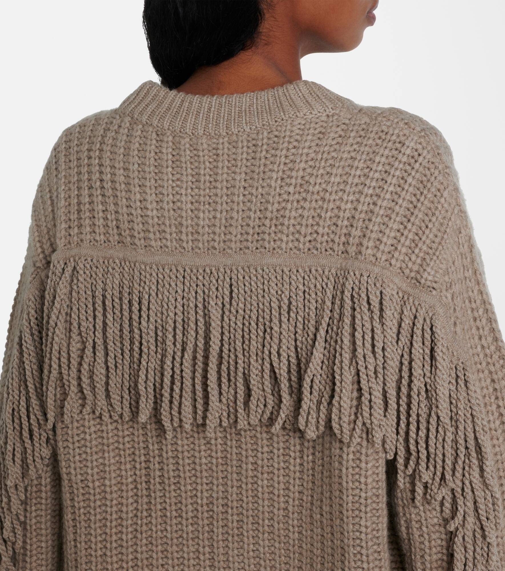 Hilma fringed cashmere sweater - 6