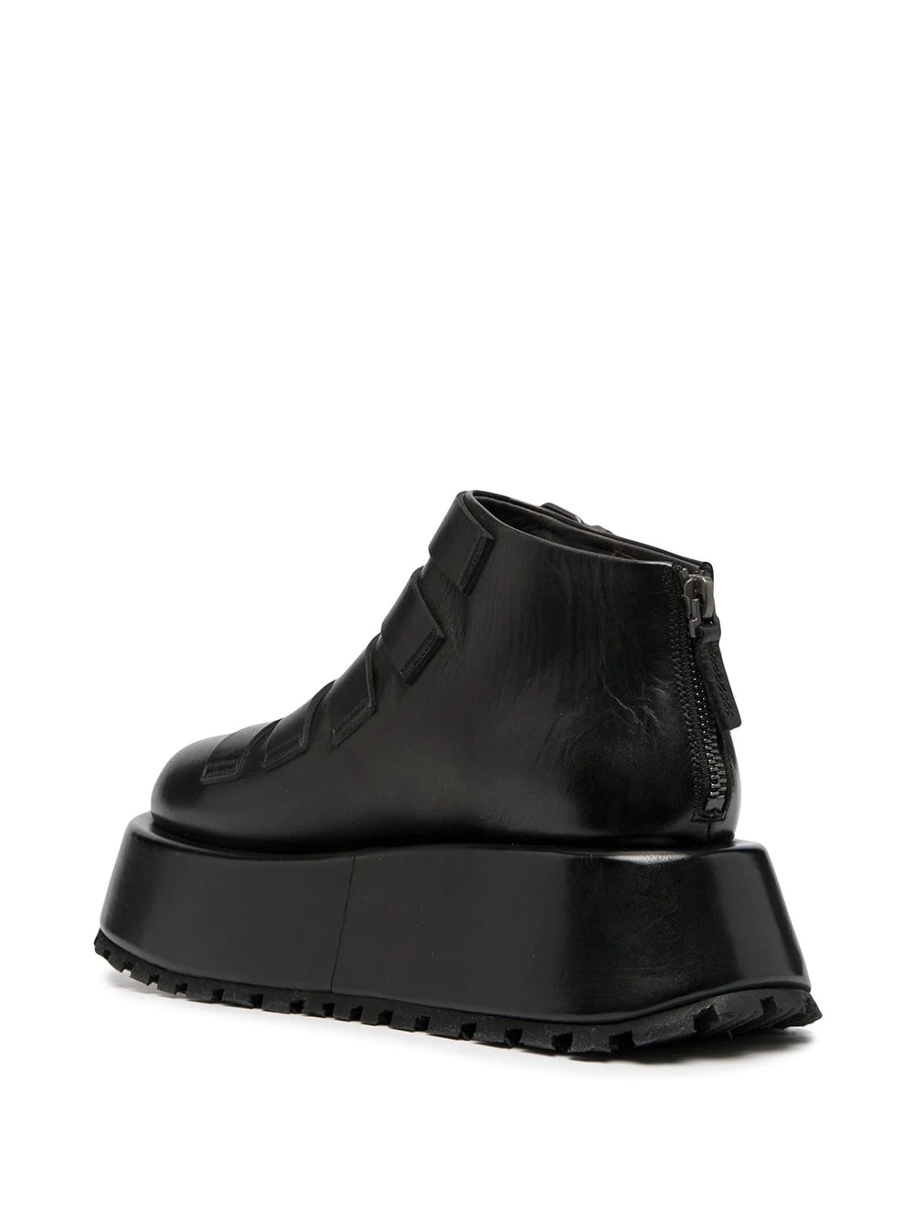 platform buckle ankle boots - 3