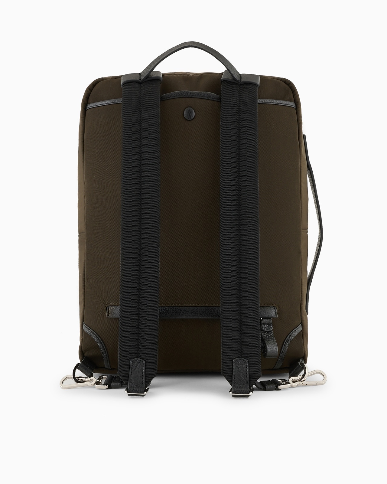 ASV NYLON AND PEBBLED-LEATHER BACKPACK - 3