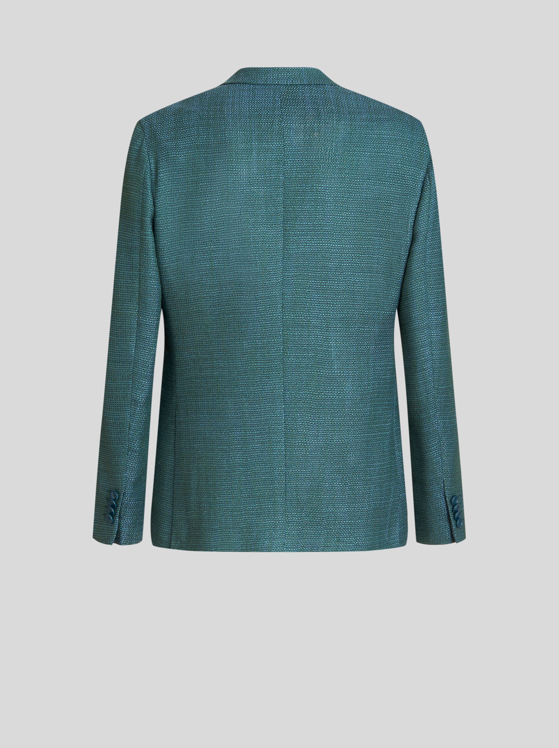 TAILORED WOOL AND SILK JACKET - 5