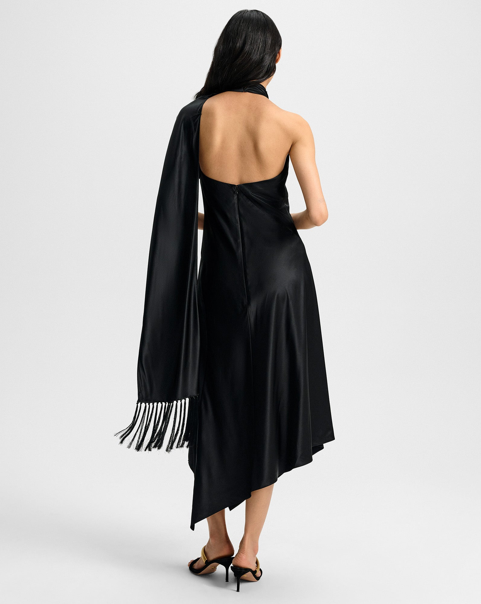 WYNDHAM SILK MIDI DRESS - 6