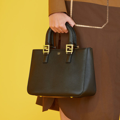 FENDI Black leather bag outlook