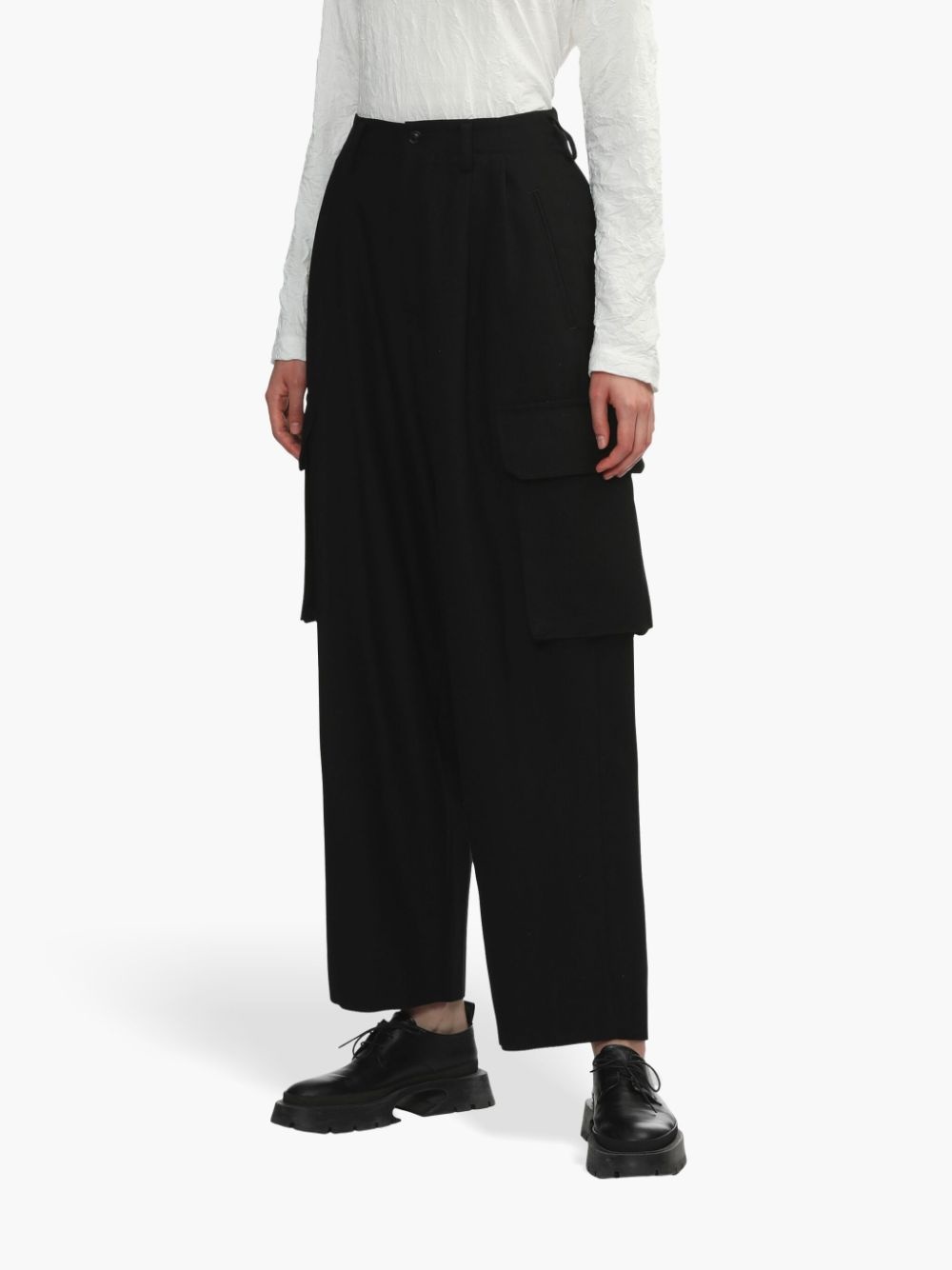 cropped cargo trousers - 6