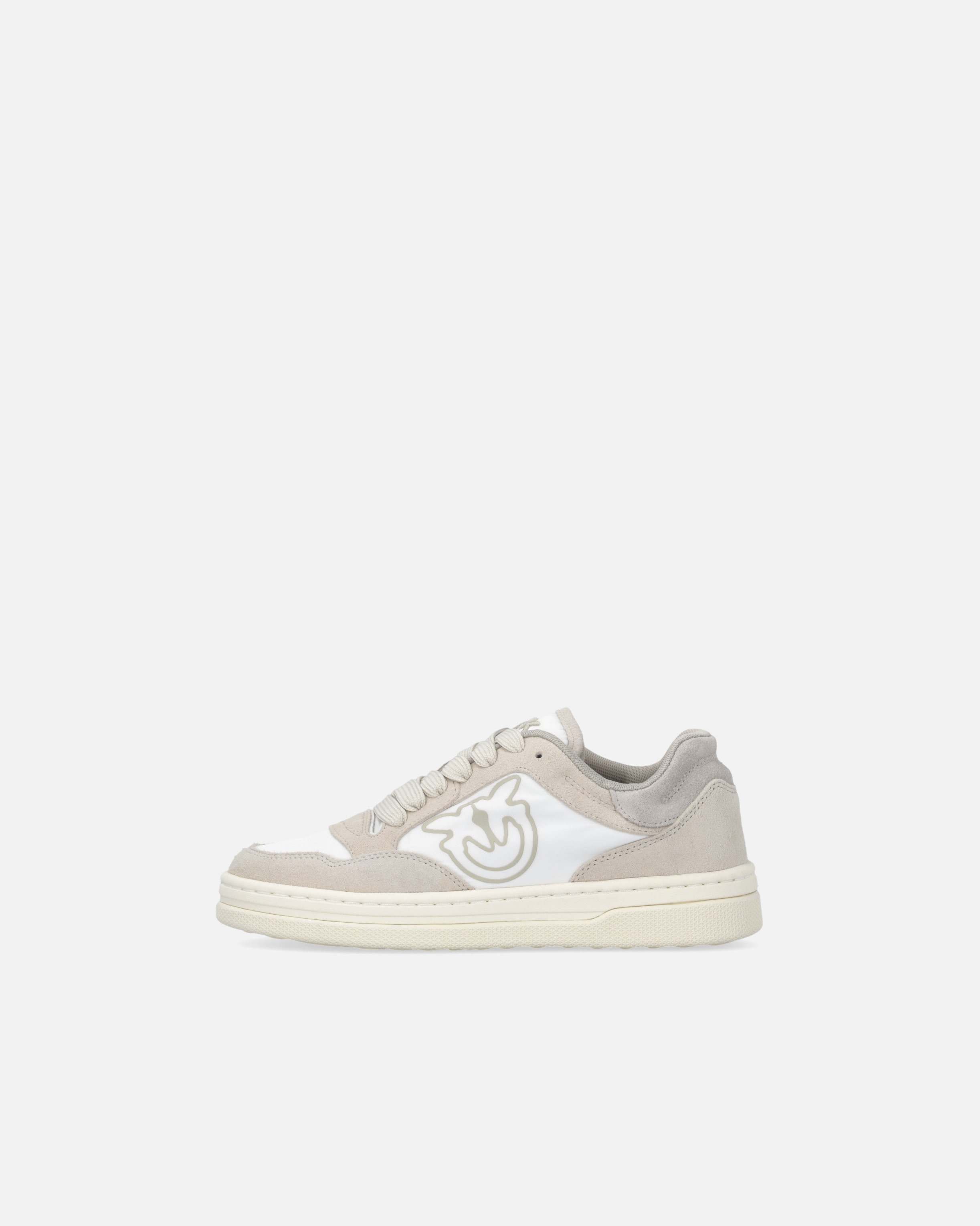 FLAT LEATHER SNEAKERS WITH CONTRASTING LOGO - 5
