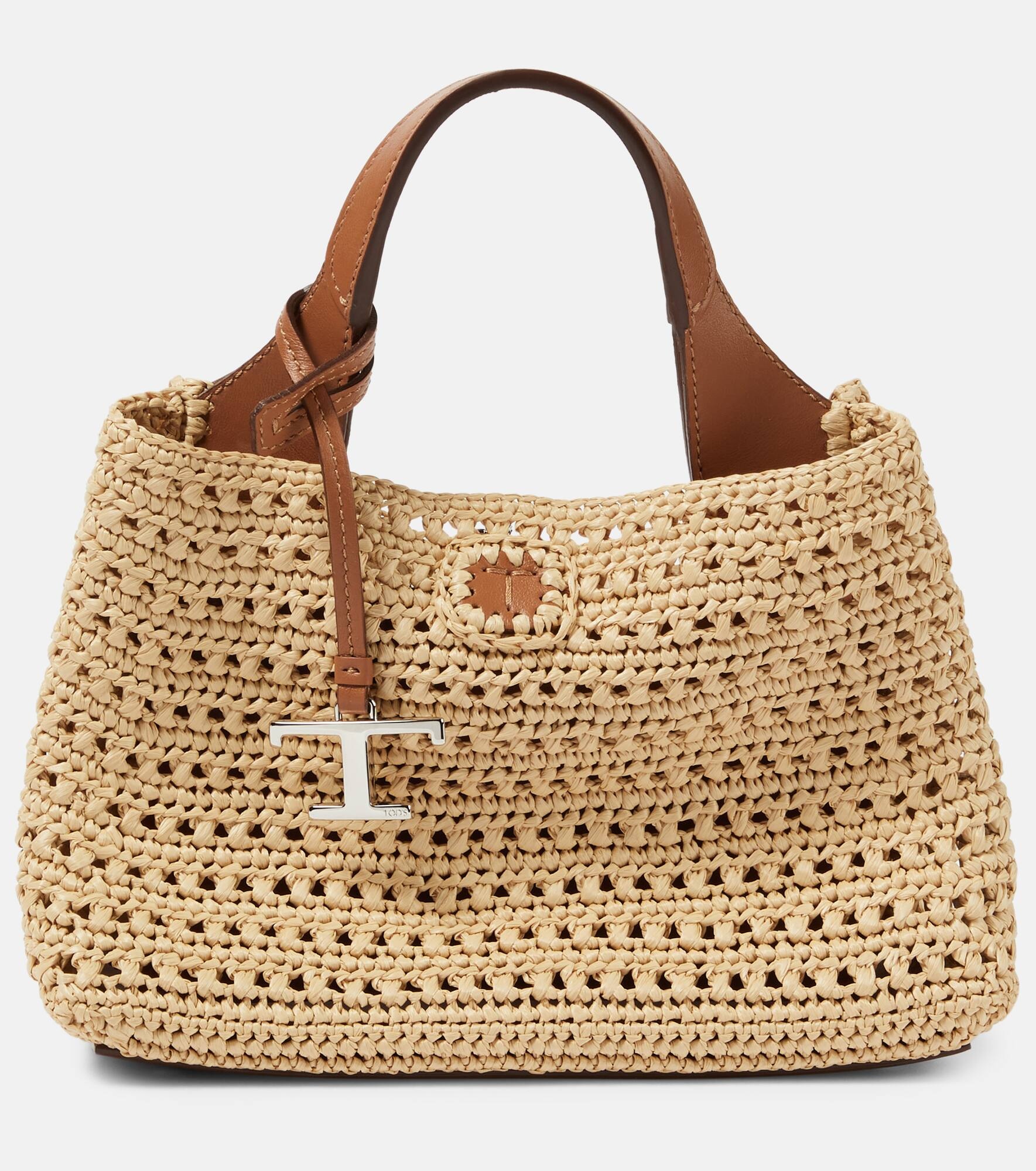 Apa Micro raffia tote bag - 1