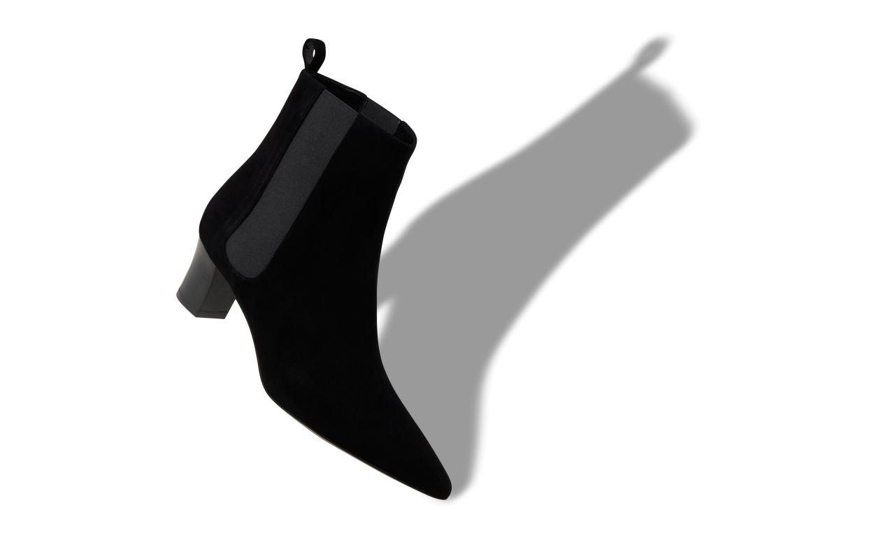 Black Suede Ankle Boots - 2