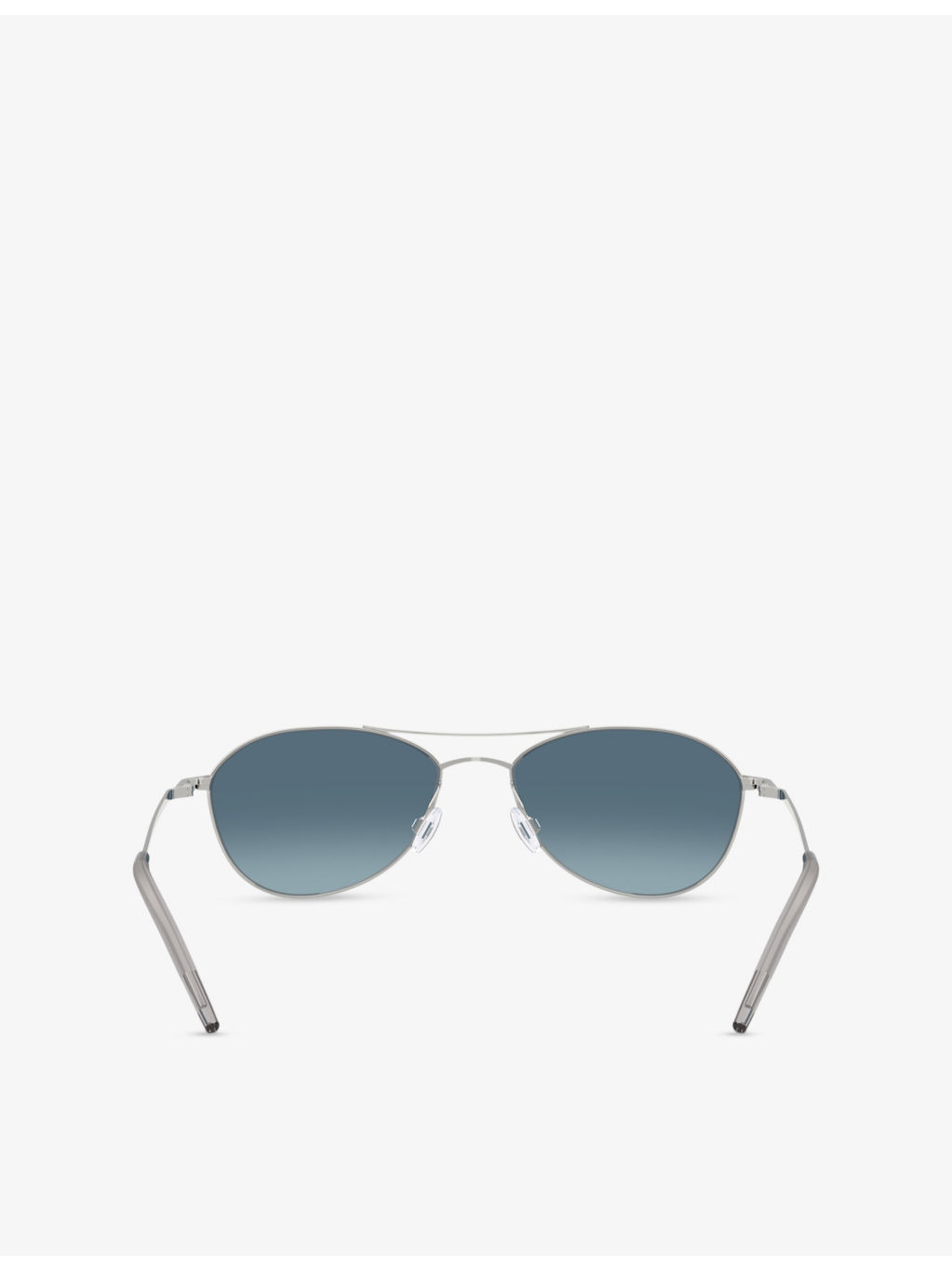 OV1358S Aero II Pilot-Frame Steel Sunglasses - 4