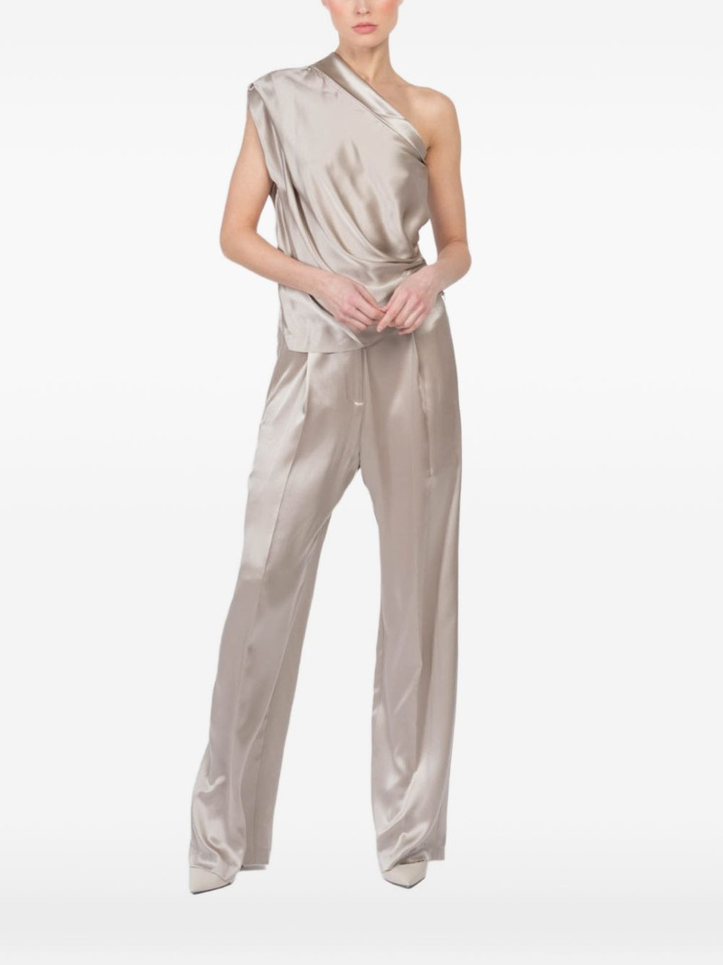 THE SEI asymmetric-lapel top outlook