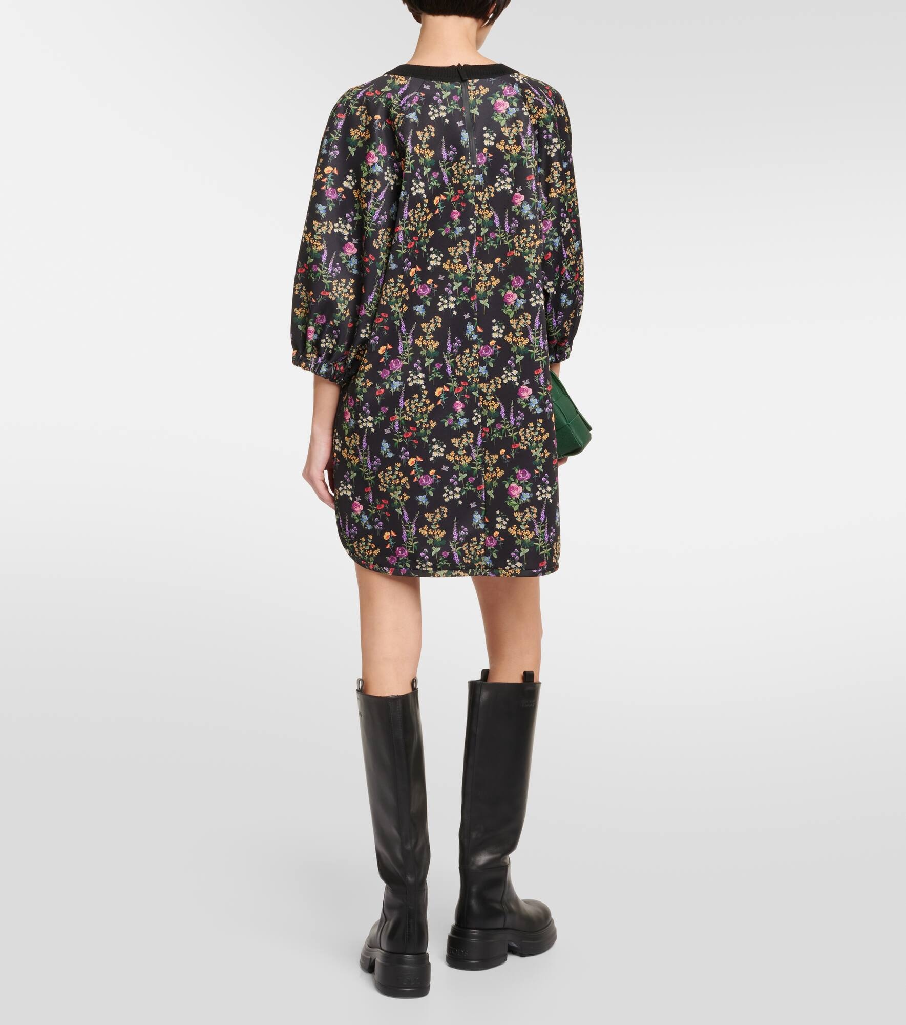 Billy floral jersey minidress - 3