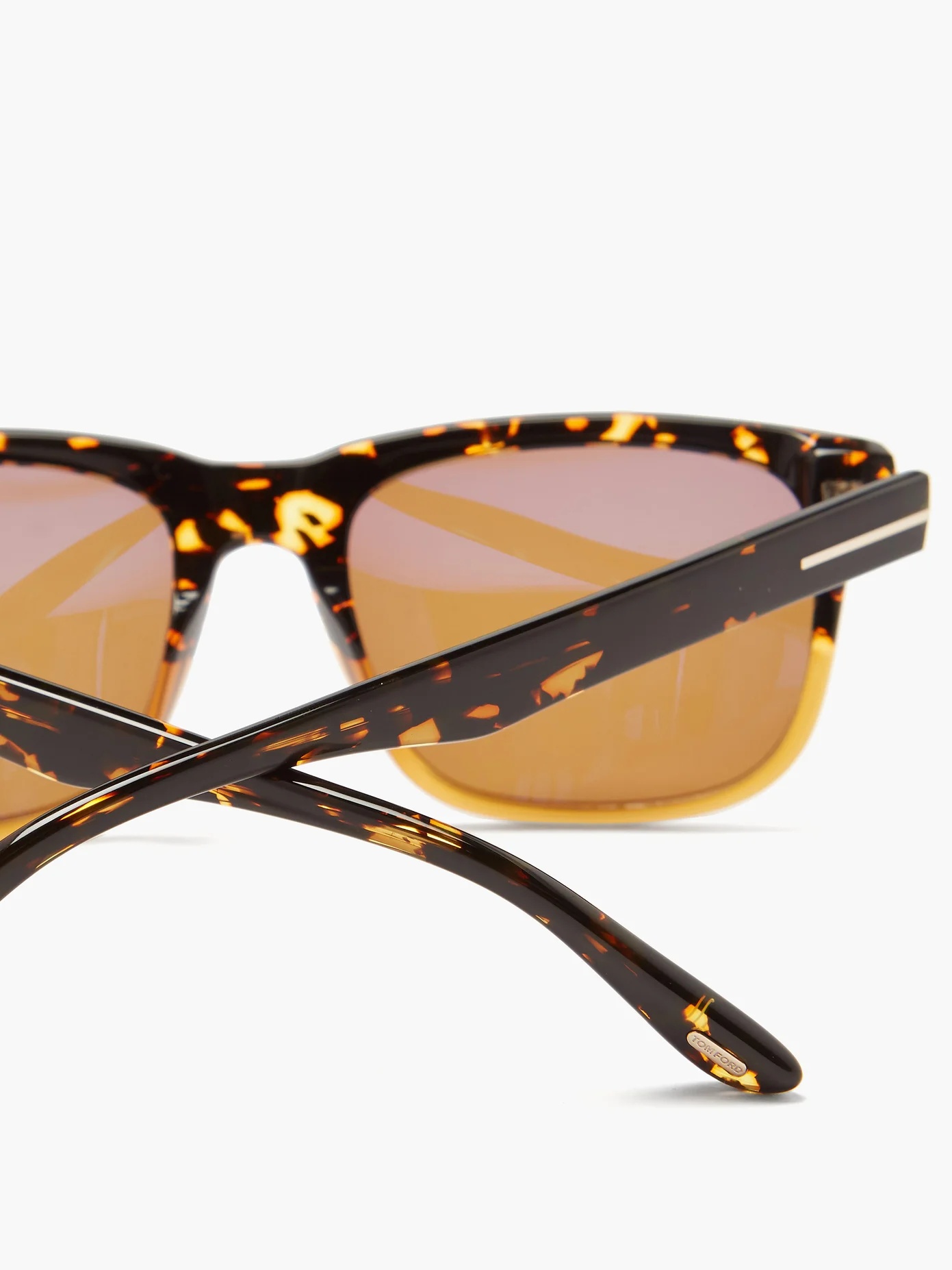 Stephenson square tortoiseshell-acetate sunglasses - 2