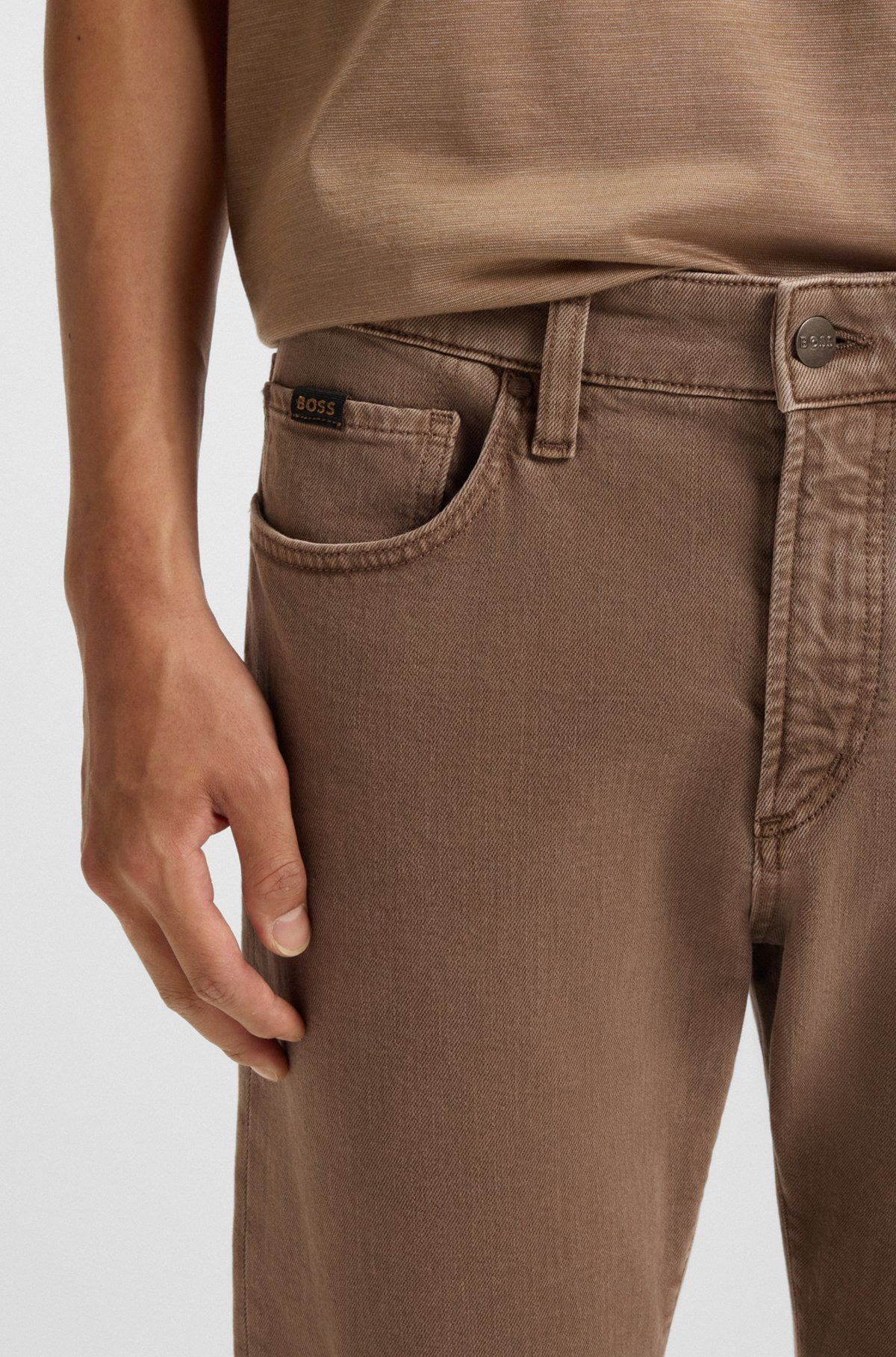 SLIM-FIT JEANS IN SUPER-SOFT STRETCH DENIM - 5