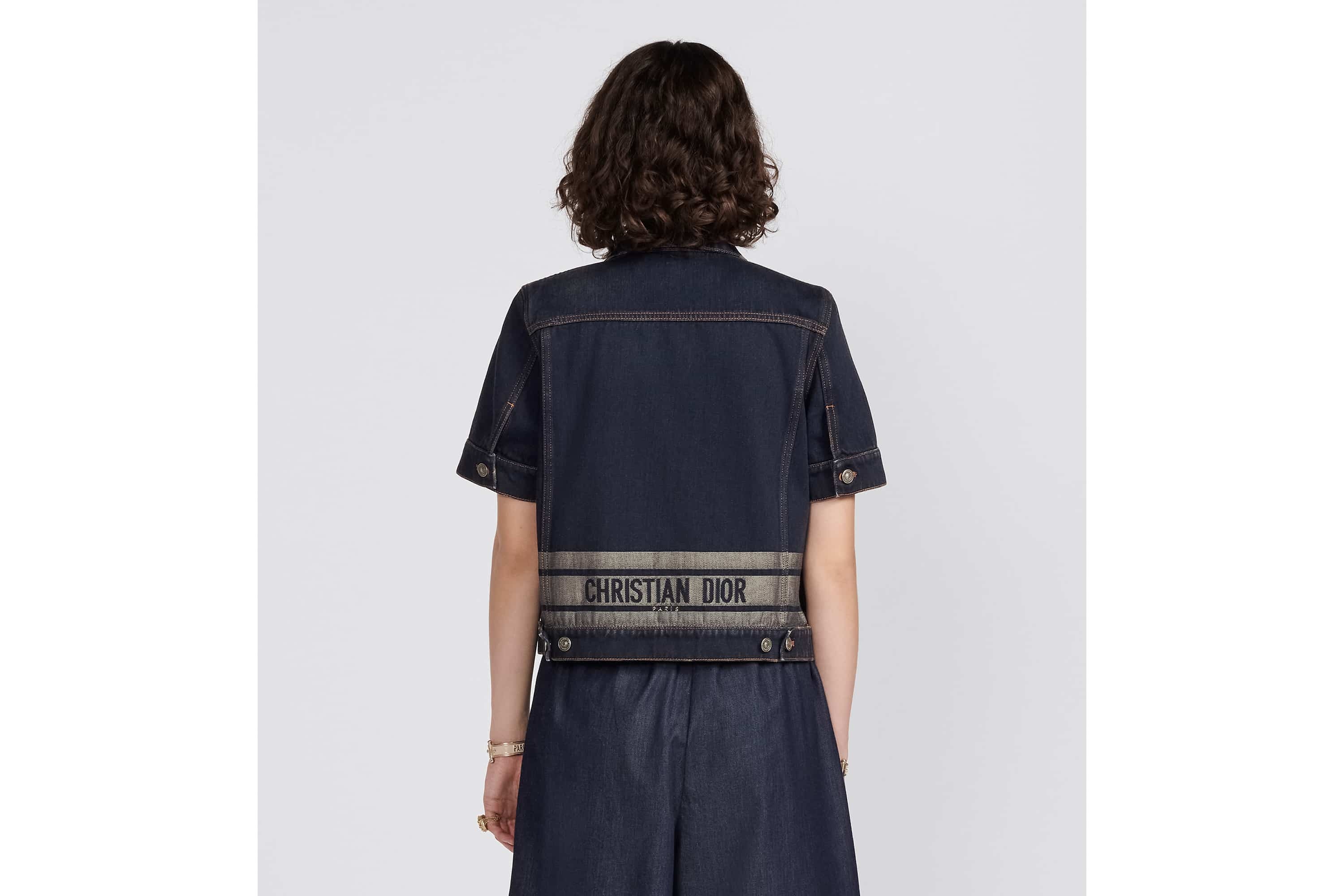 Dior Short-Sleeved Denim Couture Jacket | REVERSIBLE