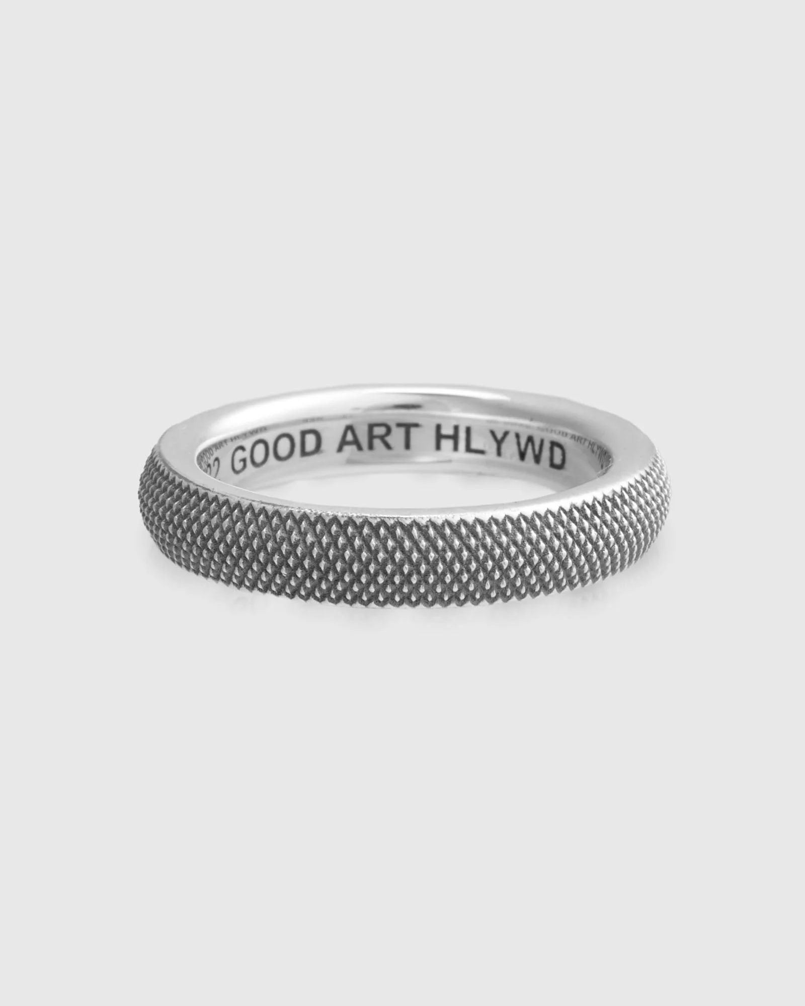Goosebumps Spacer Ring in Sterling Sliver - 1
