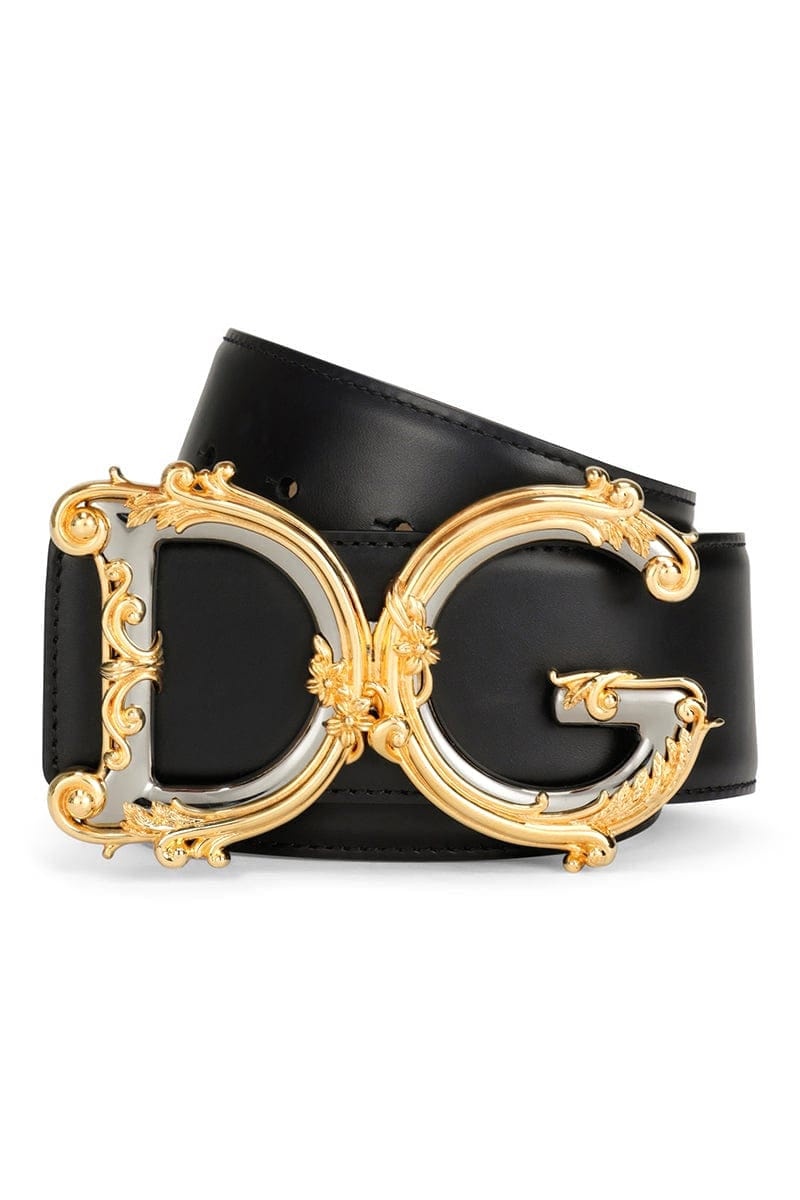 Belt With DG Logo Buckle - Nero - 1