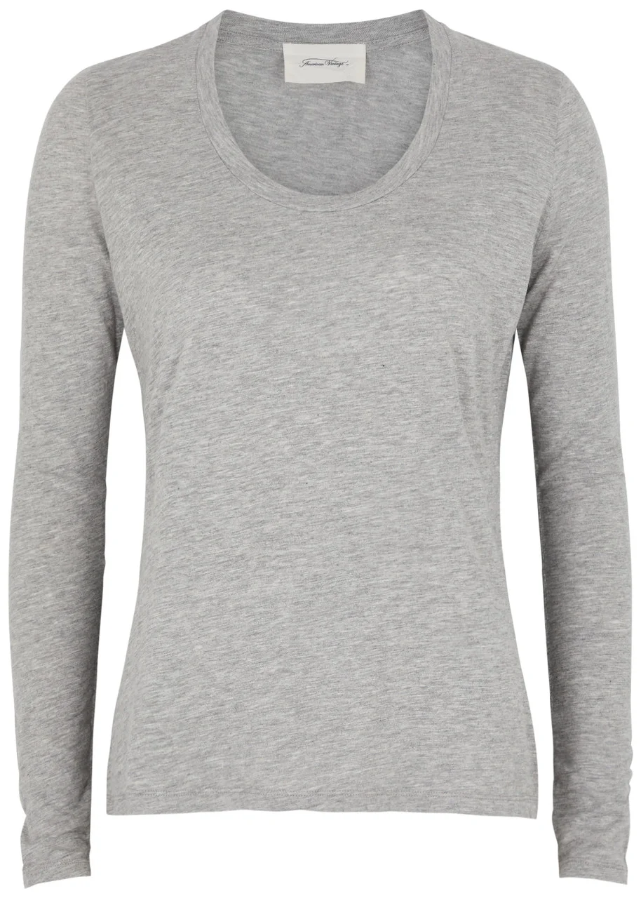 Jacksonville slubbed cotton-blend top - 1