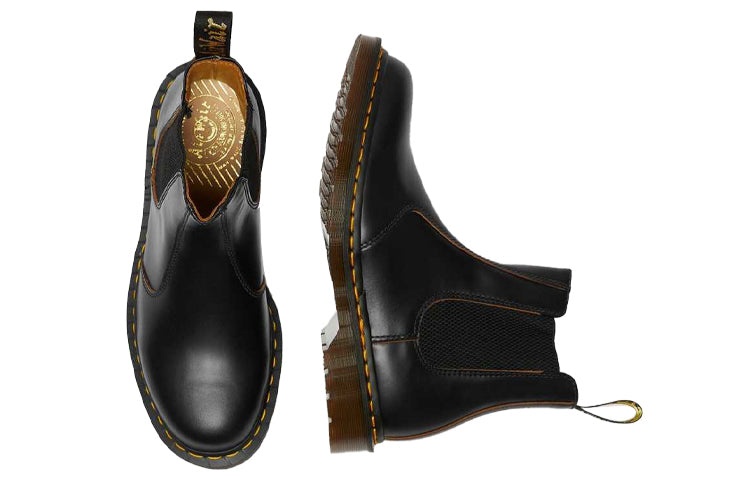 Dr. Martens 2976 Vintage Made In England Chelsea Boots 'Quilon - Black' 25747001 - 4