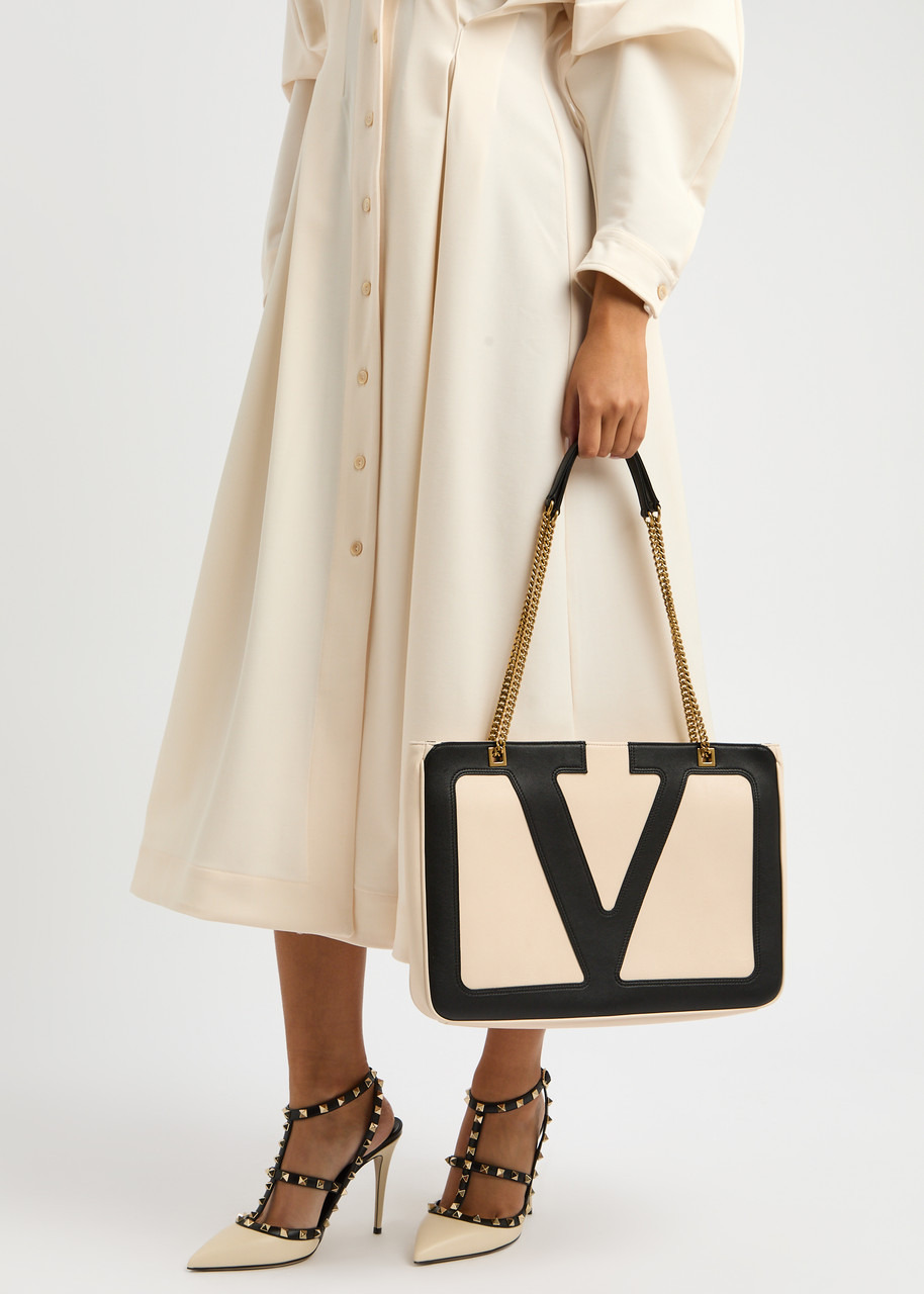 Valentino Garavani Viva Superstar Medium Leather Tote - 5
