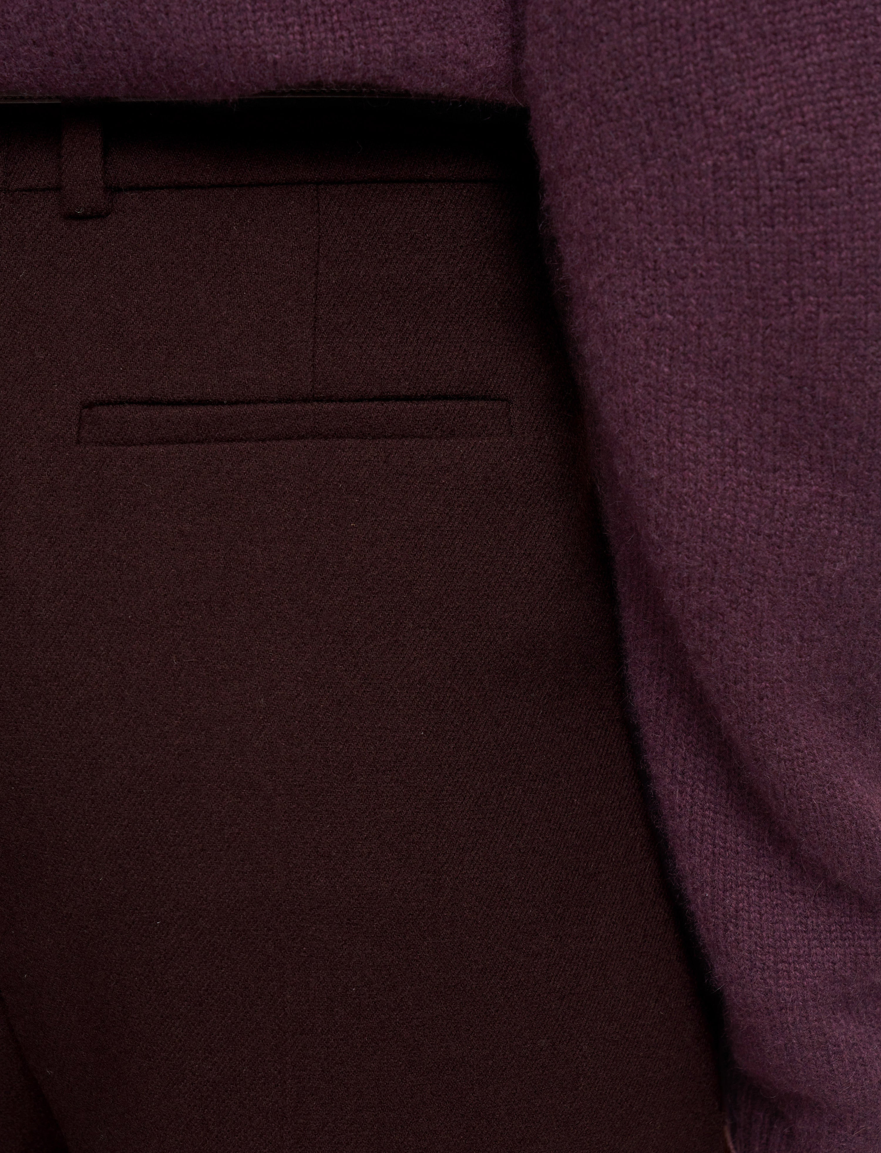 Alana Flannel Wool Trousers - 5