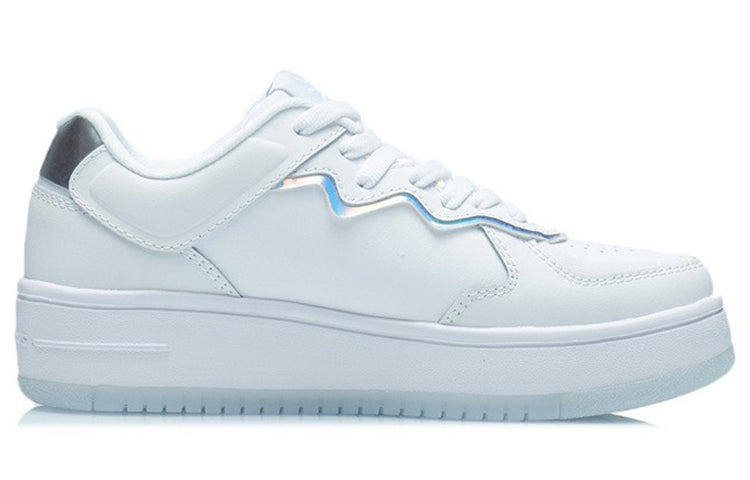 (WMNS) Li-Ning Classic Skateboarding 'White Blue' AGCR304-1 - 2