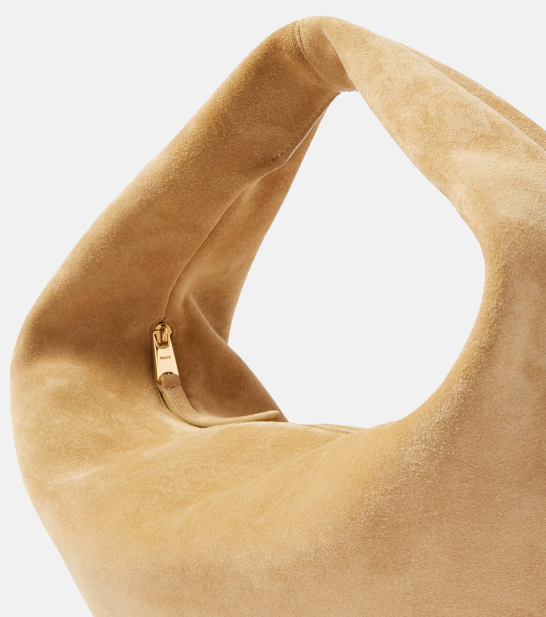 Olivia Medium suede shoulder bag - 6