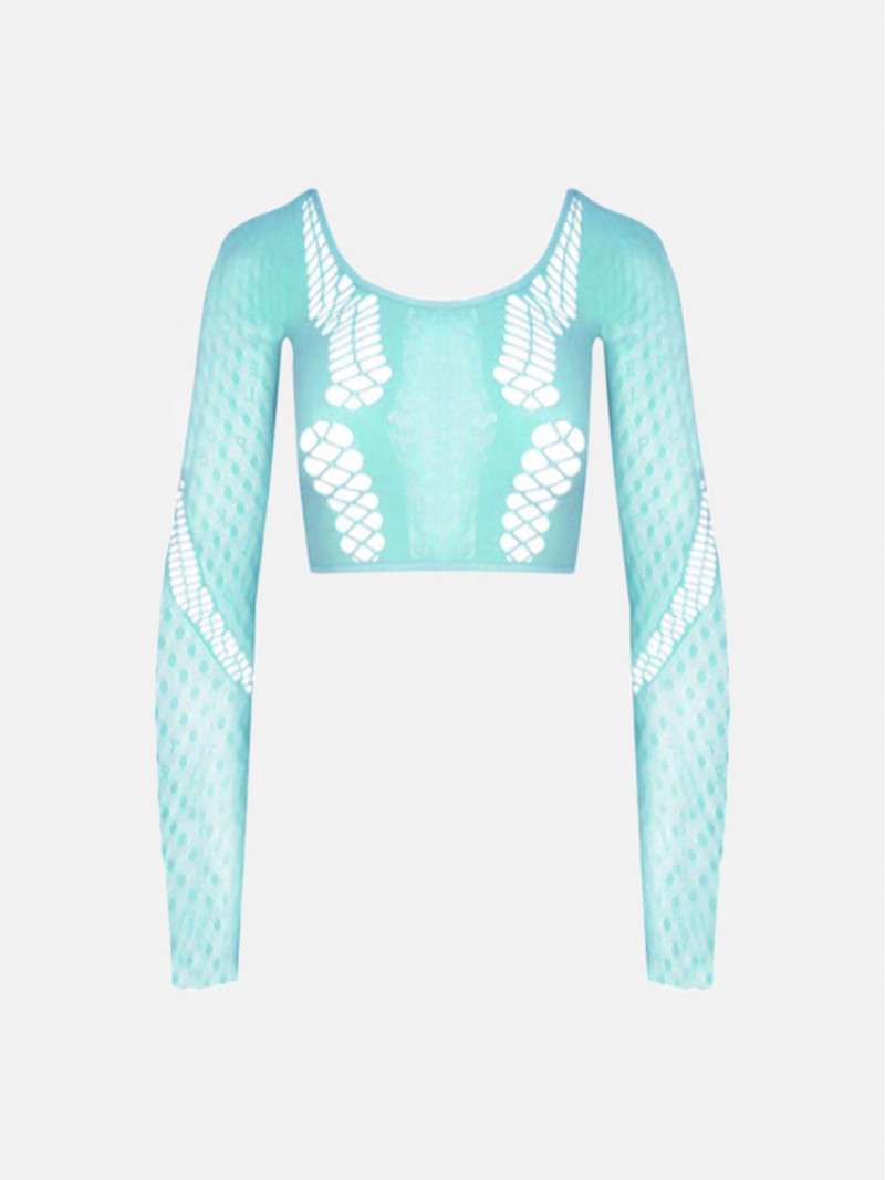 TALIE TOP SOFT TURQUOISE 1