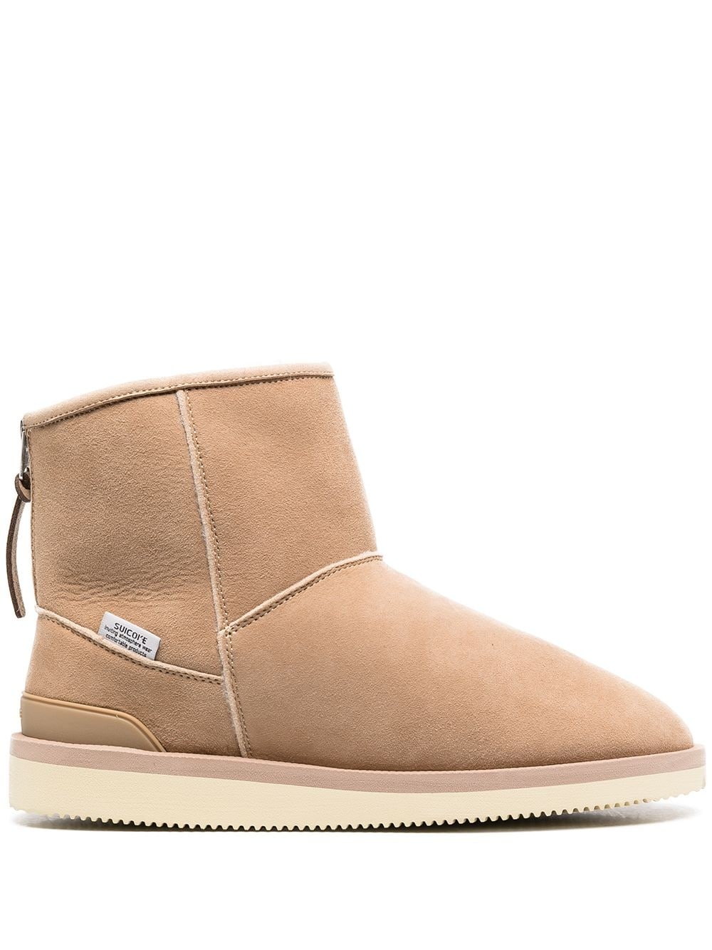 shearling-lined snow boots - 1