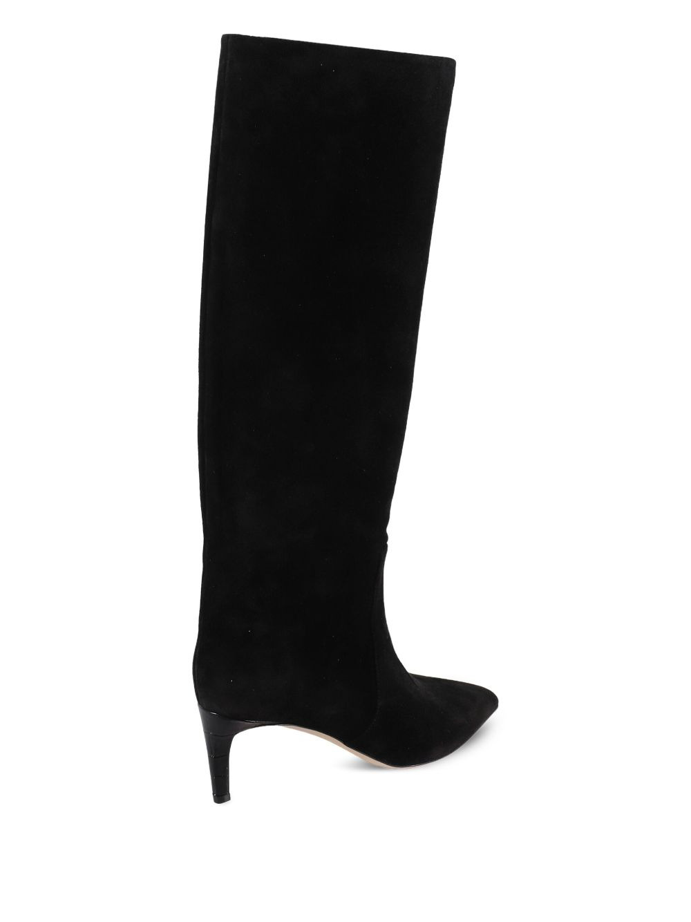 suede pointed-toe knee-high boots - 3