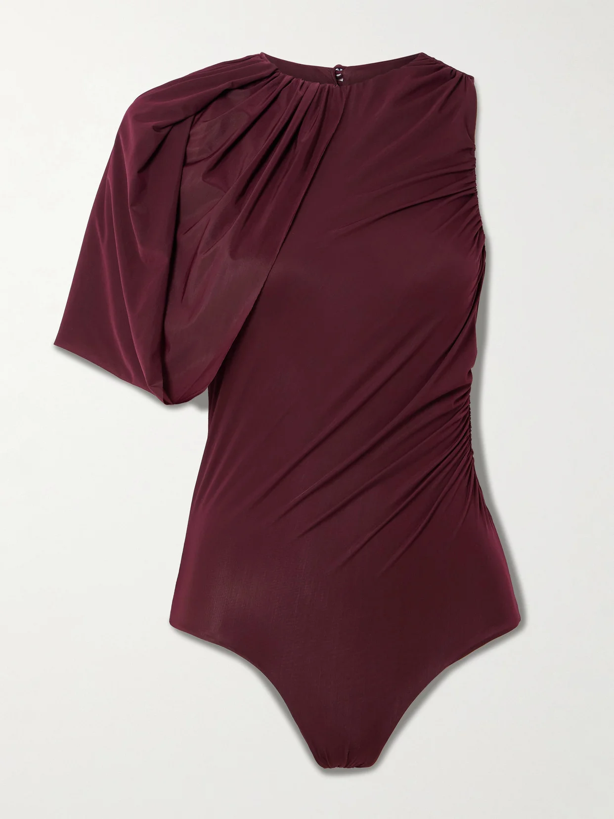 Carlos Gathered Stretch-mesh Bodysuit - 1