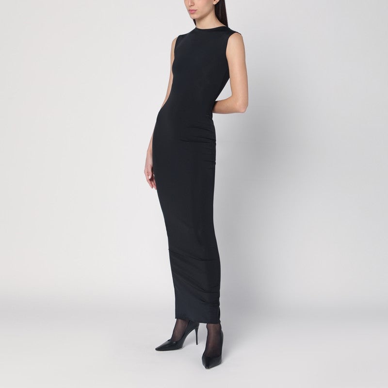ワンピース ENTIRE STUDIOS LONG BLACK DRESS IN NYLON BLEND entire studios LONG BLACK DRESS IN NYLON BLEND | netdressed