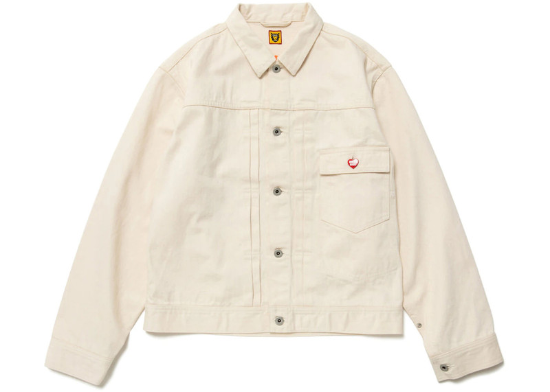 Human Made Human Made Natural Denim Work Jacket White outlook
