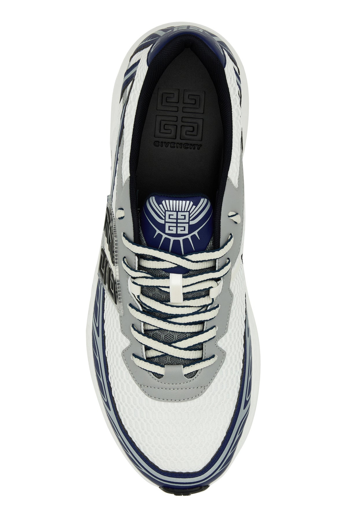 Multicolor synthetic leather and mesh NFNTY-52 sneakers - 4
