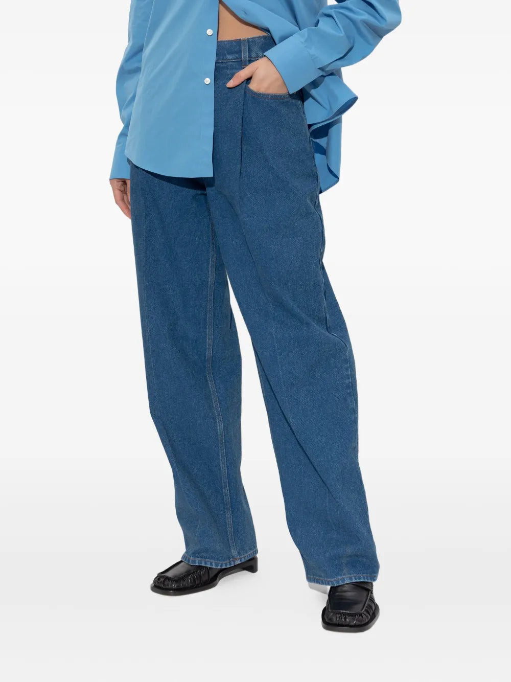 Marni Women Jeans With Logo Appliqué - 3