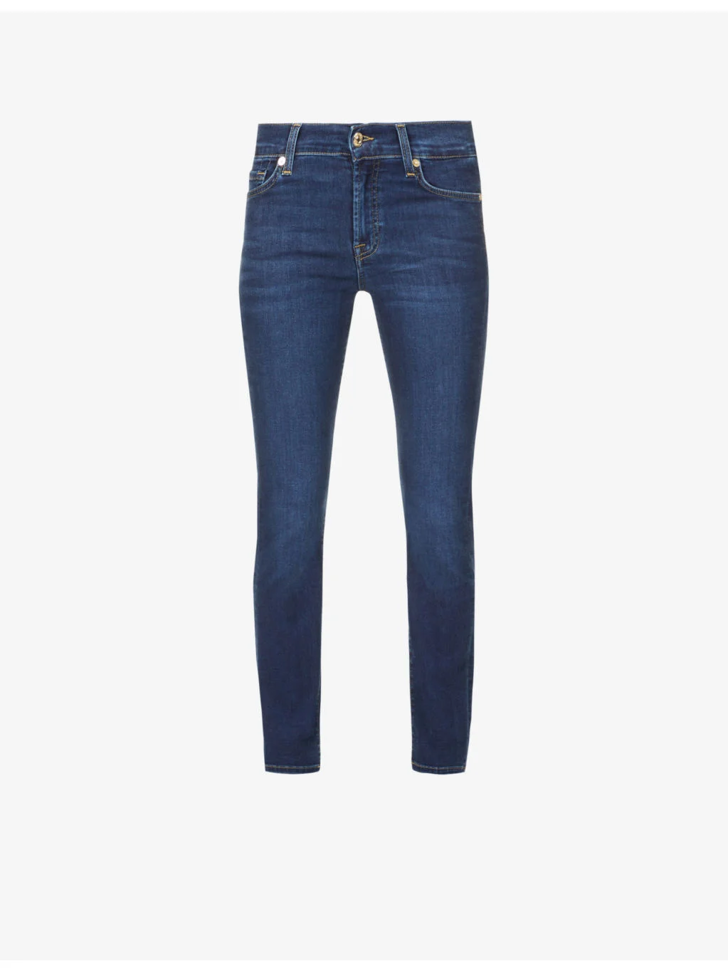 Roxanne slim-fit mid-rise stretch denim jeans - 1