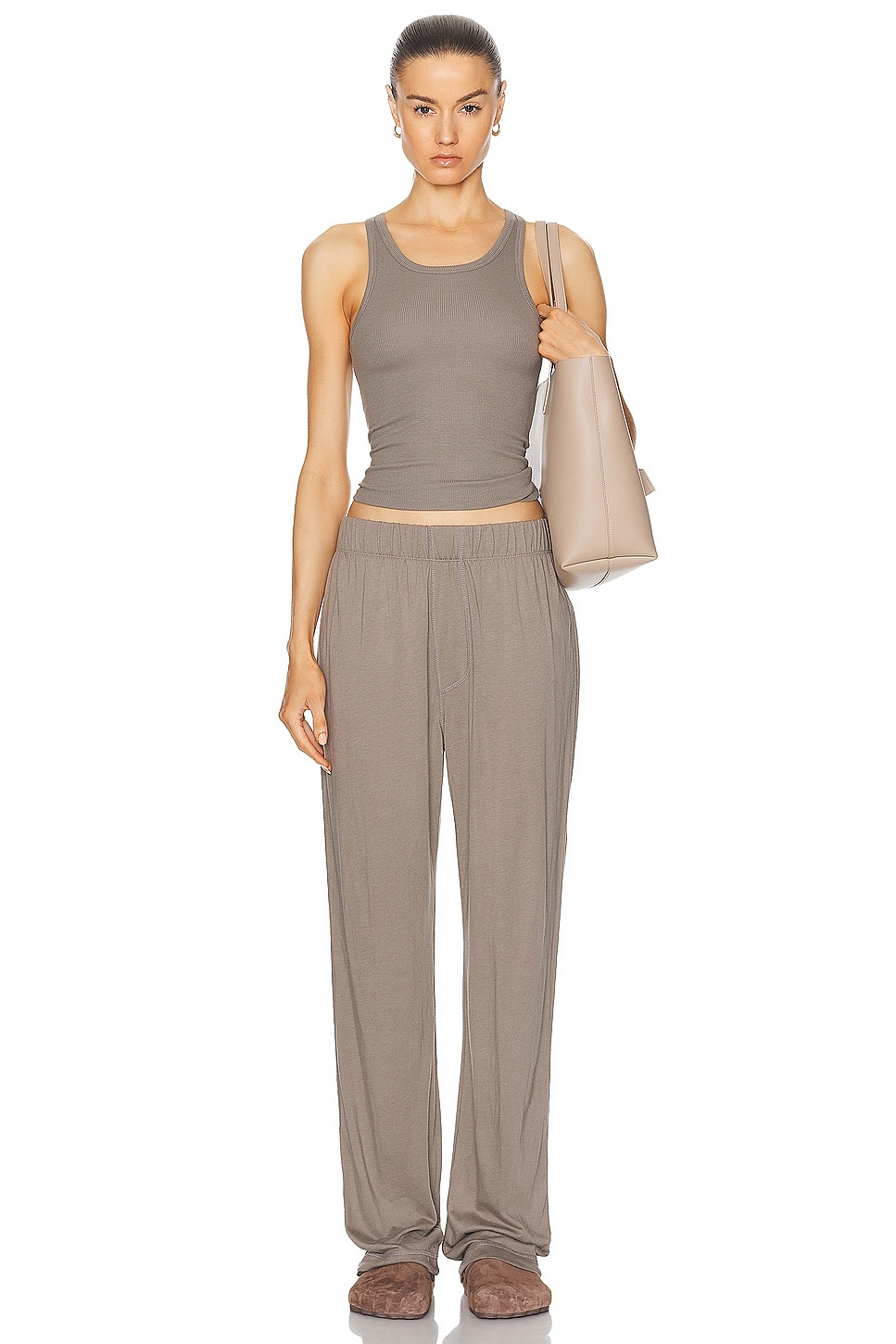 High Neck Fitted Tank Top - 4