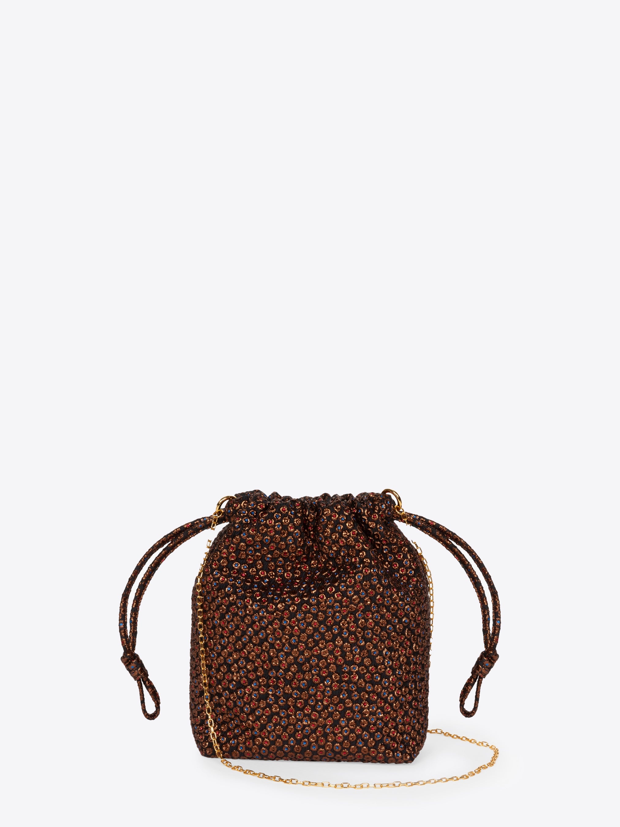JACQUARD POUCH BAG - 4