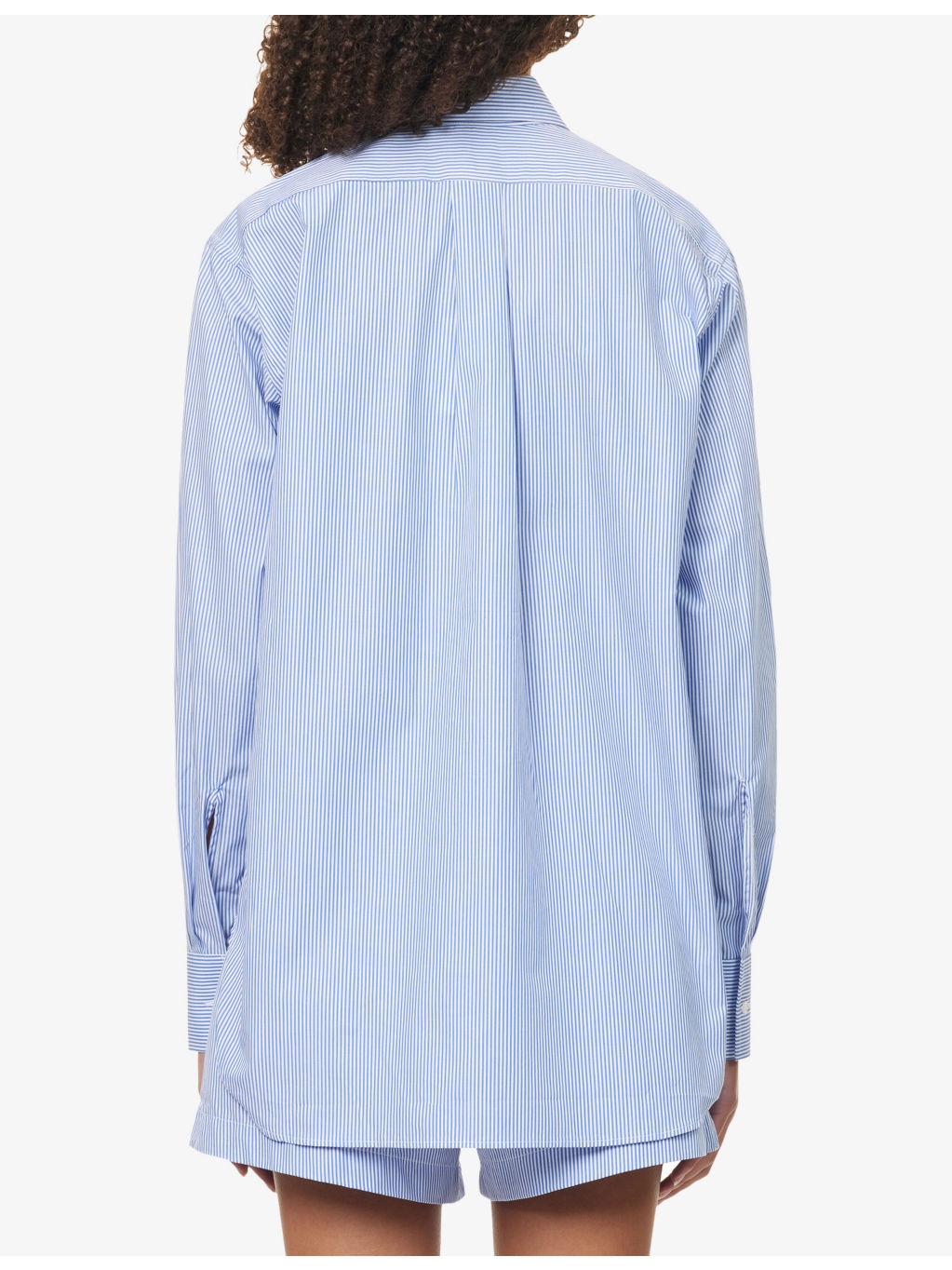 Embroidered Striped Cotton-Poplin Shirt - 4
