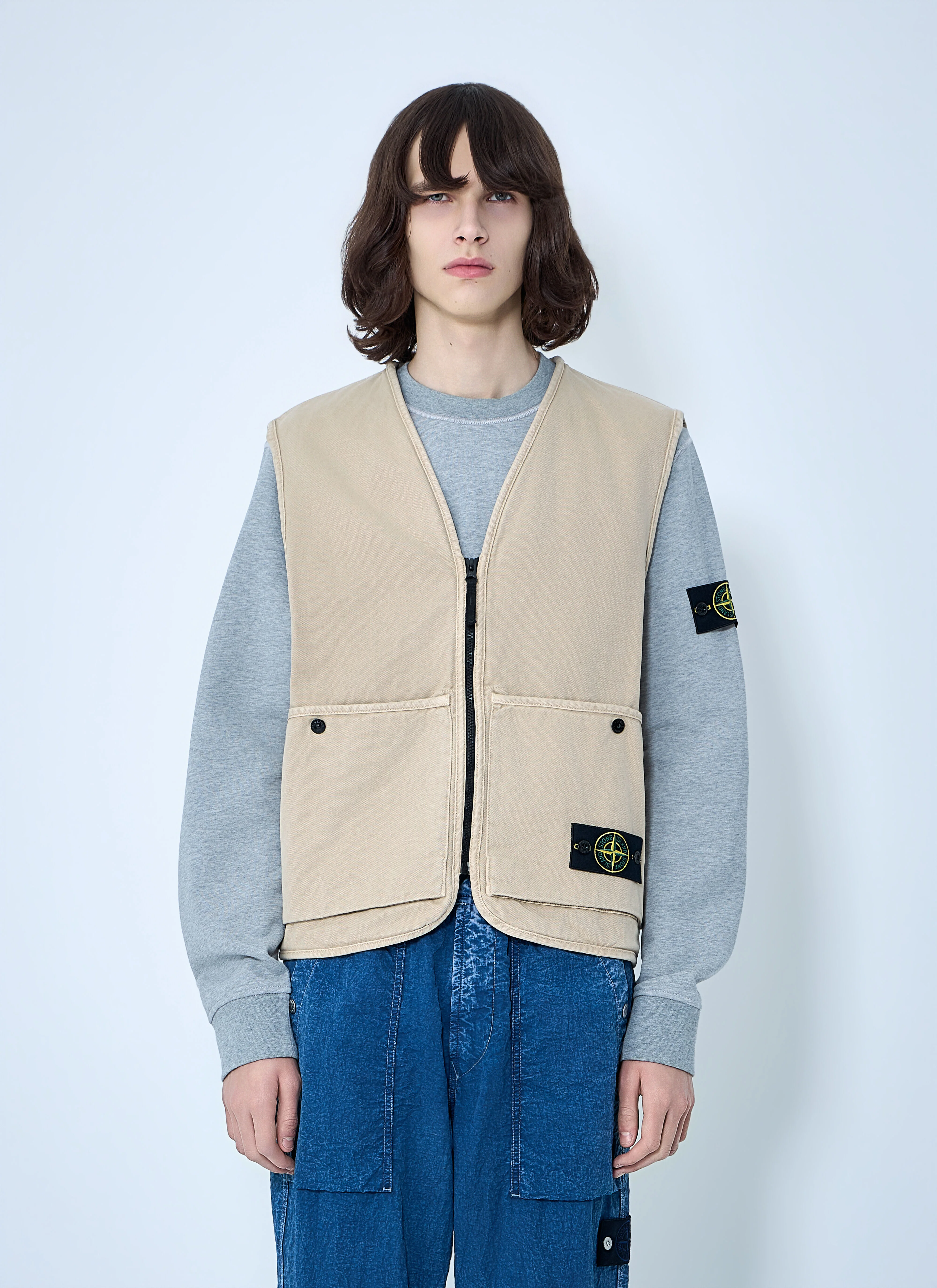 Cotton Twill Utility Vest - 1