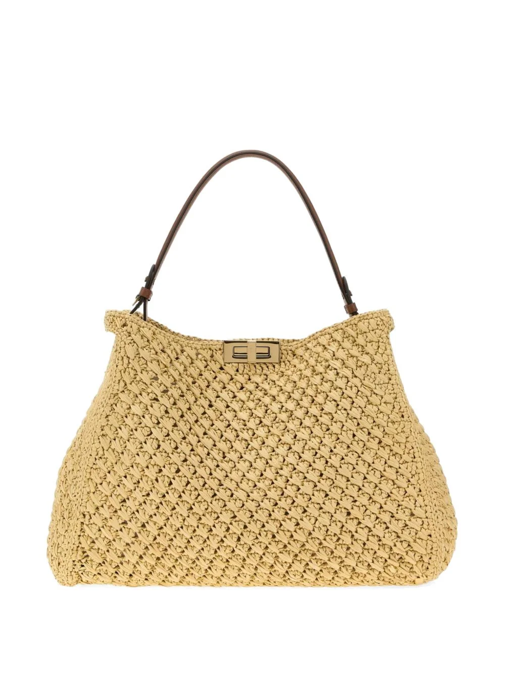 Fendi Way woven shoulder bag - 1