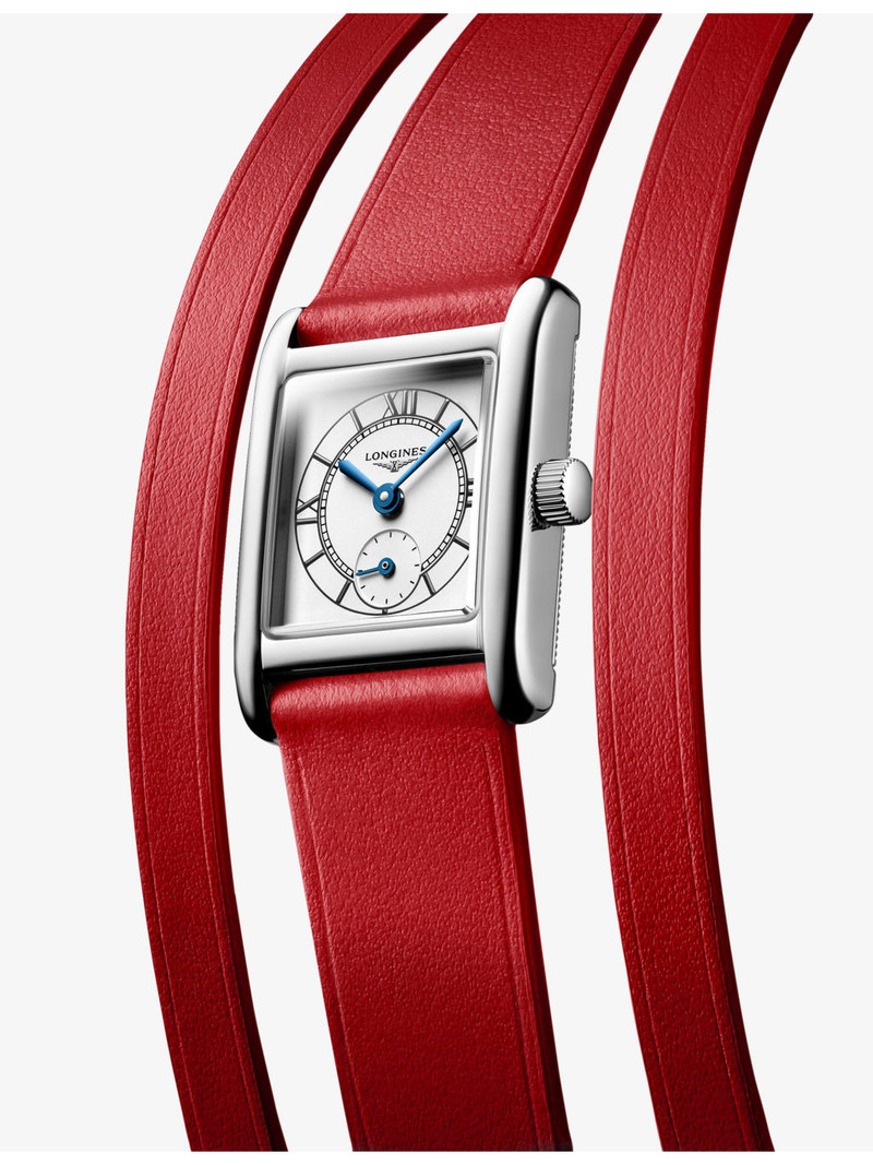 Longines L5.200.4.75.0 Mini DolceVita Double Strap Stainless-Steel and Leather Quartz Watch outlook