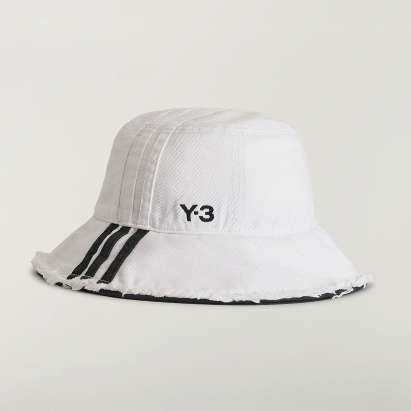 Y-3 STRIPES BUCKET HAT 1
