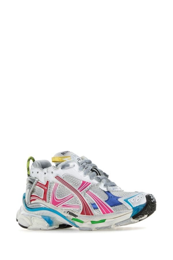 Balenciaga Woman Multicolor Runner Sneakers - 2