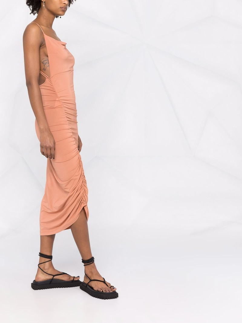 Irina draped midi dress 4