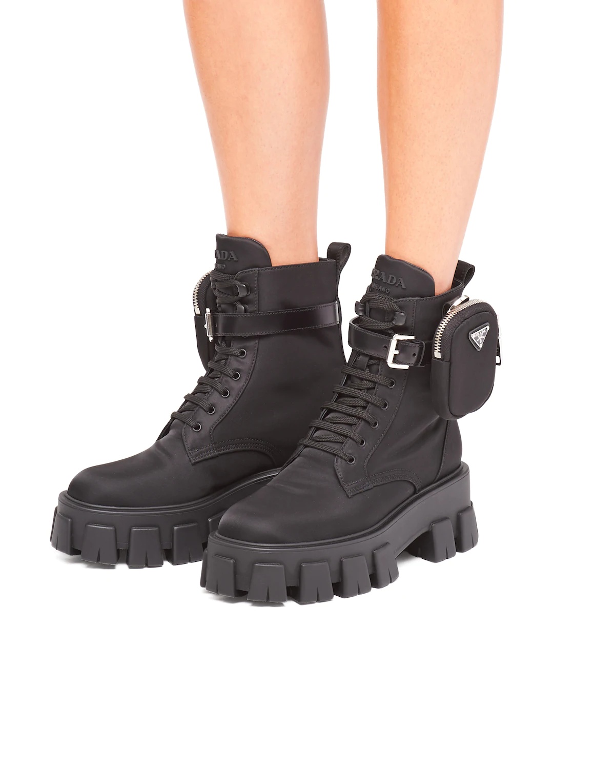 Monolith Re-Nylon Gabardine booties - 5