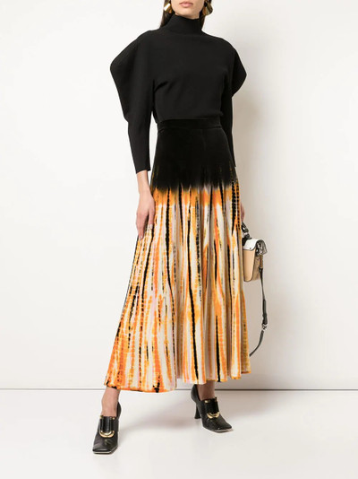 Proenza Schouler tie-dye velvet skirt outlook