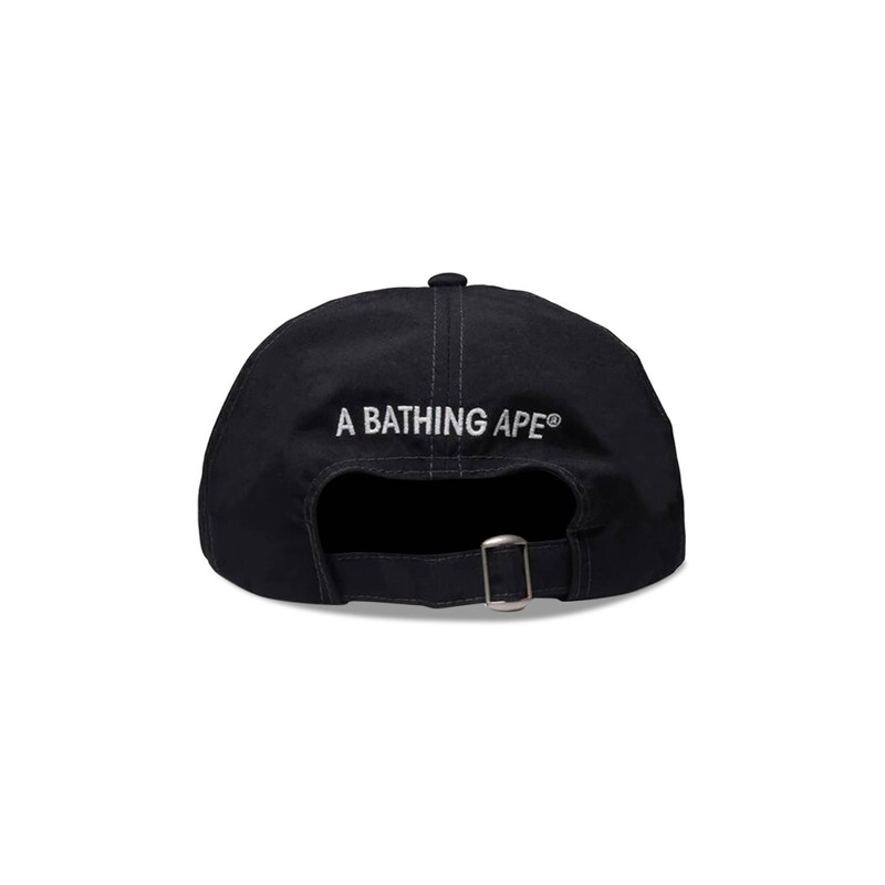 A BATHING APE® BAPE One Pont Panel Cap 'Black' outlook