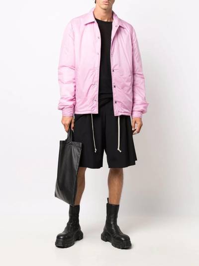 Rick Owens DRKSHDW snap-fastened shirt jacket outlook