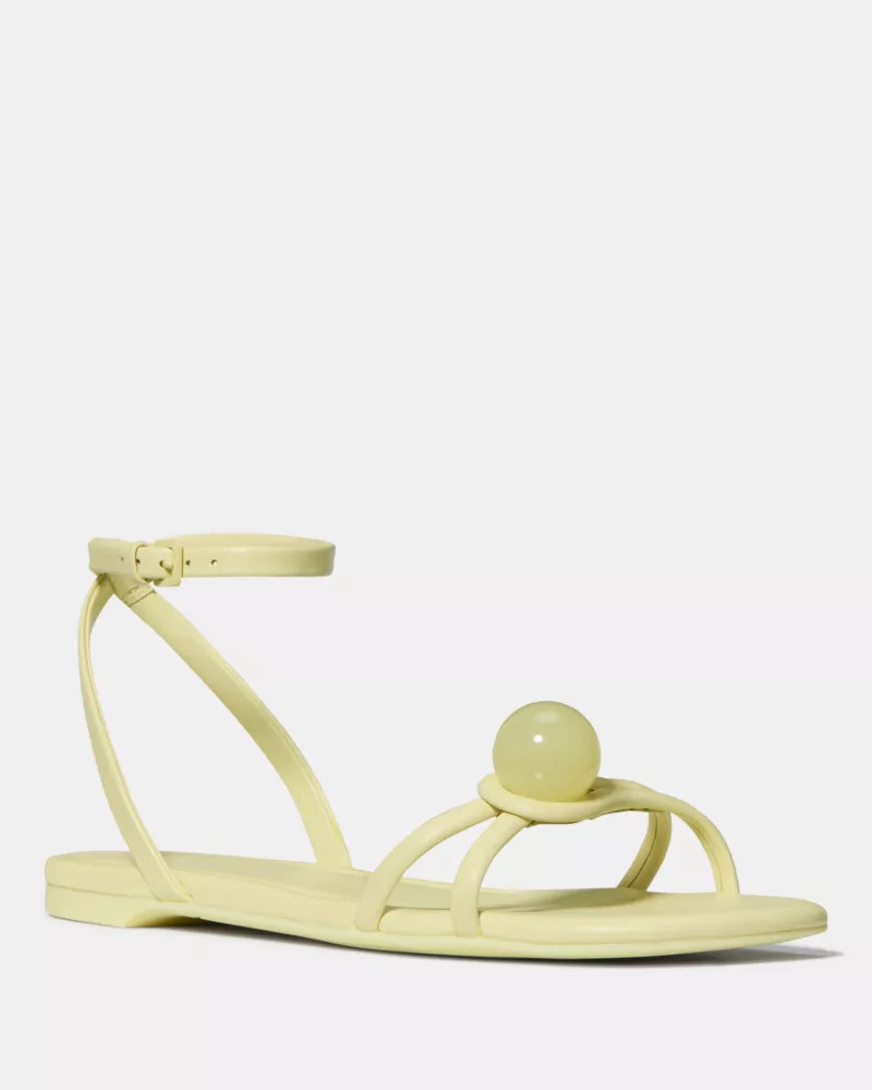 kate spade Harmony Smooth Leather Flat Sandal outlook