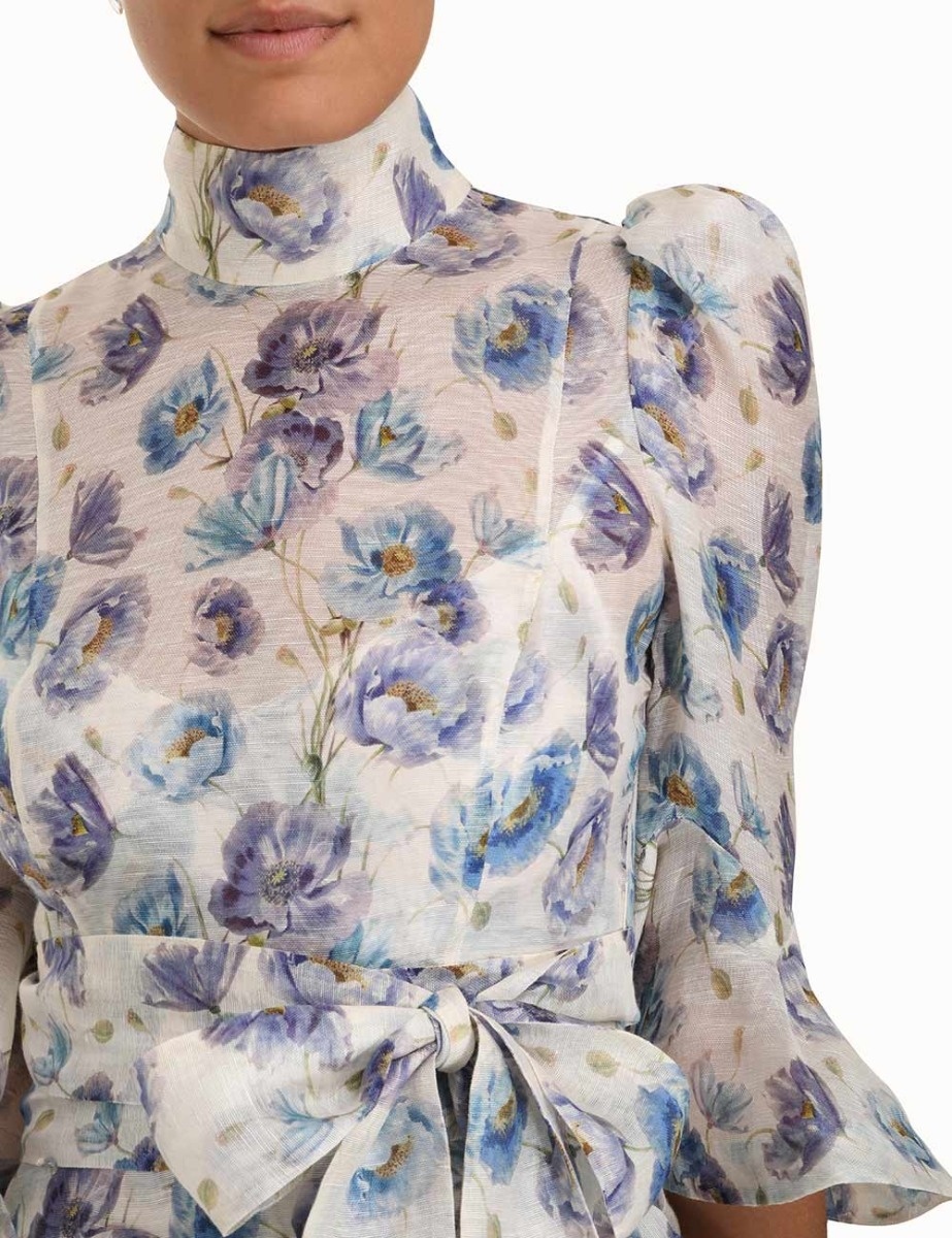 TAMA TIERED MIDI DRESS - 8